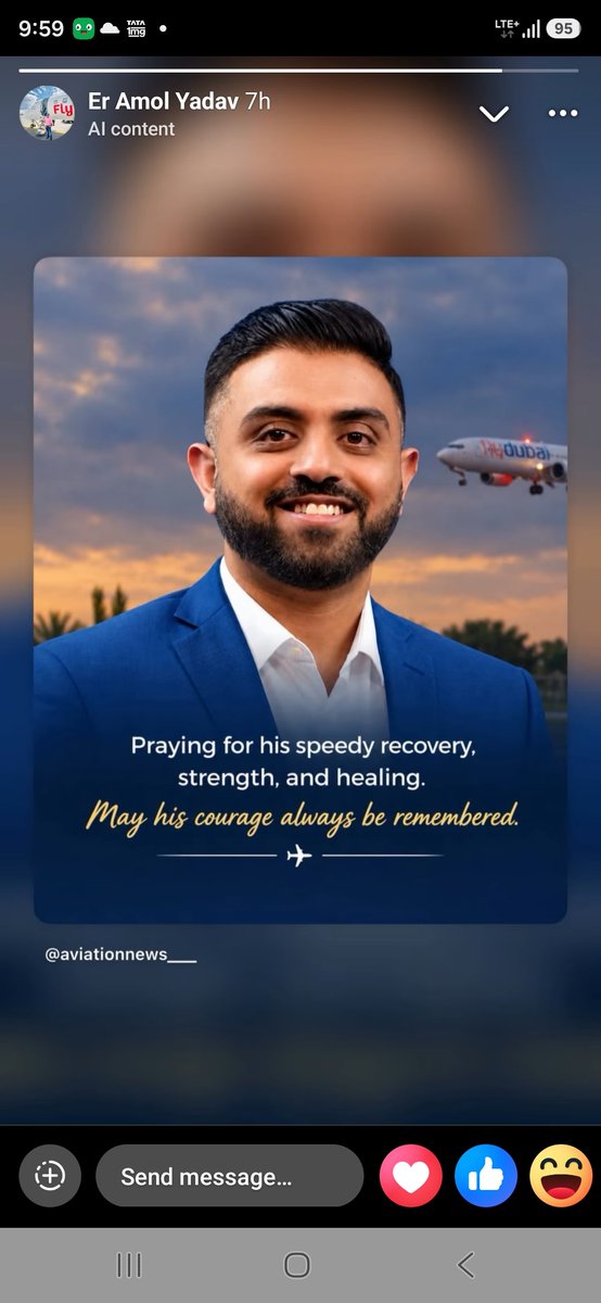 IamSPM2425's tweet photo. Whether pilot or scientist,
Teacher or student,
Doctor or engineer,
Man or woman—
The community has but one goal. Thank God there was an Indian pilot instead of a pilot from that same community. Whenever there is danger, it is Indians who step forward. https://t.co/XHkUpdX4Ve