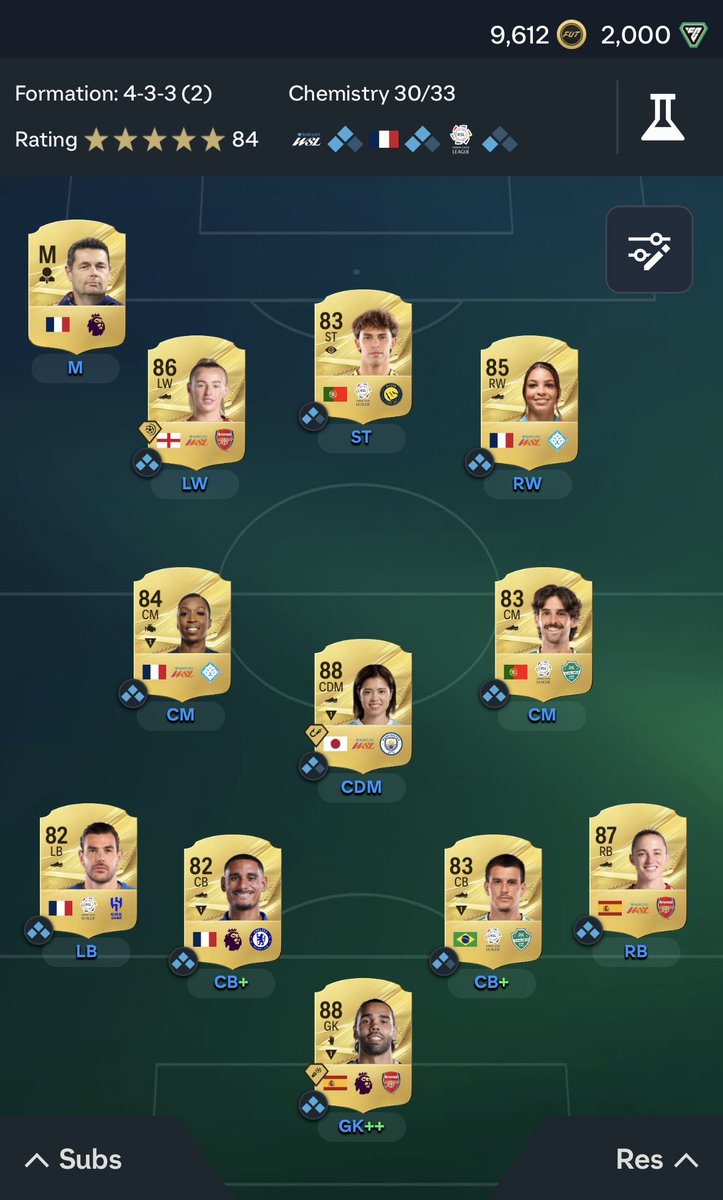 father_fifa's tweet photo. 🚨How’s everyone’s #FC27 squads looking??? ⬇️

What are we thinking of the game so far, personally I’m really enjoying it, one of the best games in a while!!! 

Drop your teams and opinions down below ⬇️ https://t.co/4MLq1OfJil