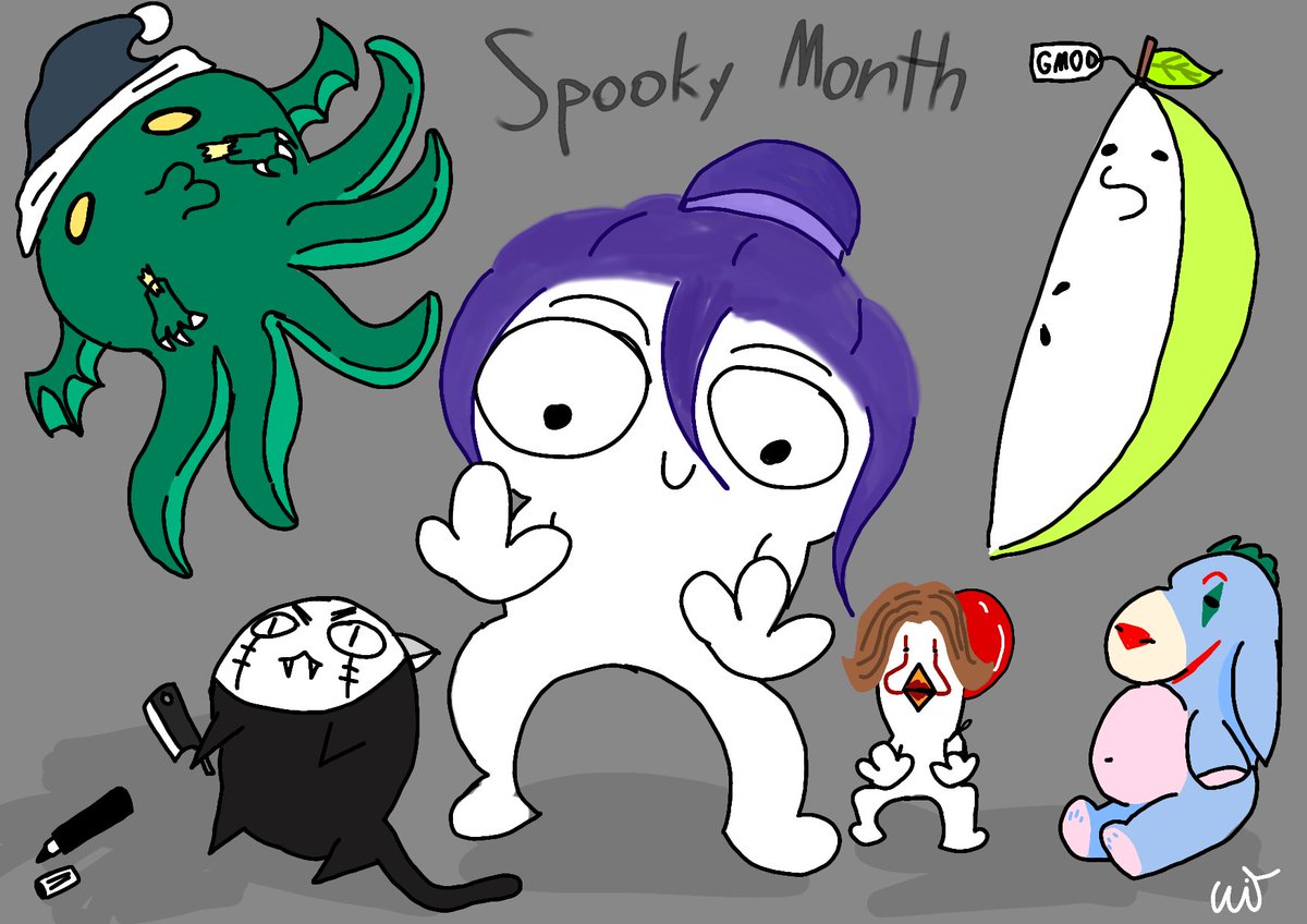 Ocelot_161204's tweet photo. FA ถึงพี่ฝุ่นครับ Spooky month!!!! @Lista_Attic https://t.co/7I2IsTZdC0