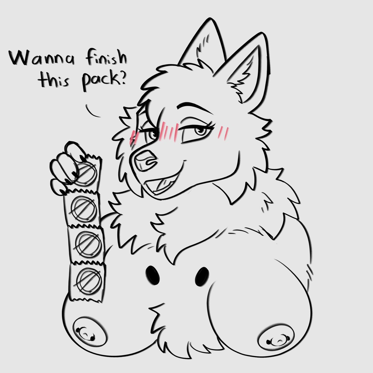 Sleepybeepup's tweet photo. Trying this kinktober business.  . .
Just doodles for now 
Day 1 - condoms https://t.co/WcRWnIDgys