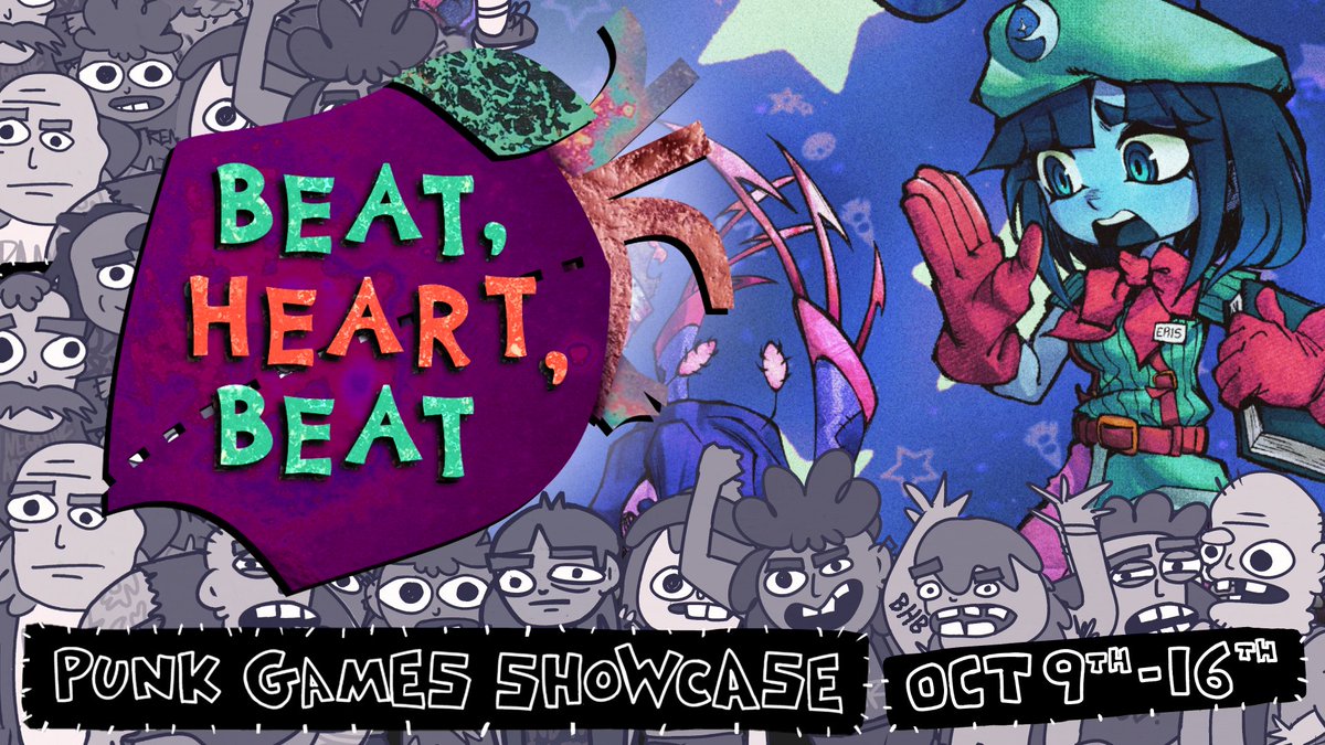 BHB_game's tweet photo. We're taking part in the Punk Games Showcase next week!

Check out the showcase on October 9th to play some crazy awesome games!

#PunkGamesShowcase #PunkGameDev #indiegames https://t.co/nQsLk5ntvE