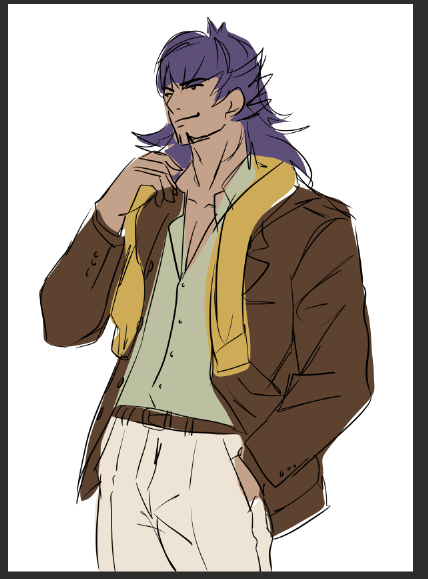 GH_Kisenth's tweet photo. sketch of casual! #Leon from #SWSH 
(( which will later be a properly drawn pic!! )) https://t.co/3Mu5VDMS74