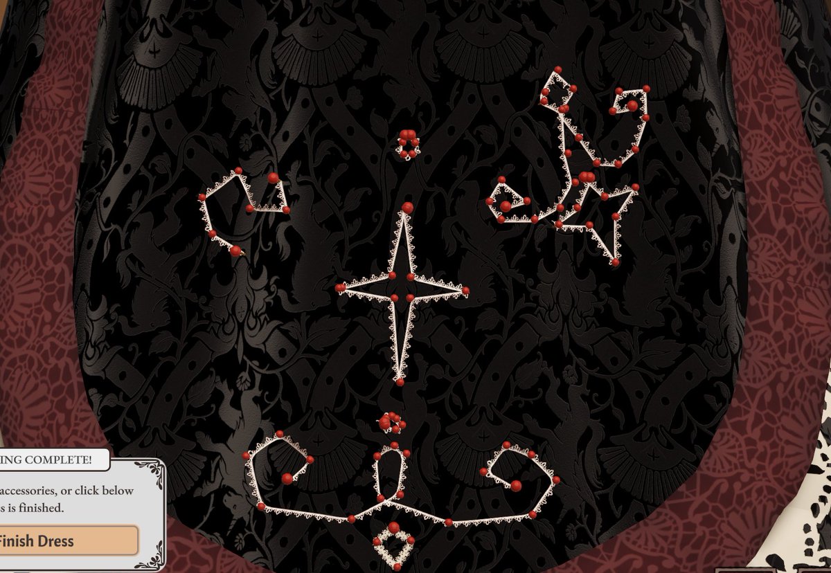 amribxl's tweet photo. dressmaker please make laces and pipings duplicatable https://t.co/yJul31CAMf