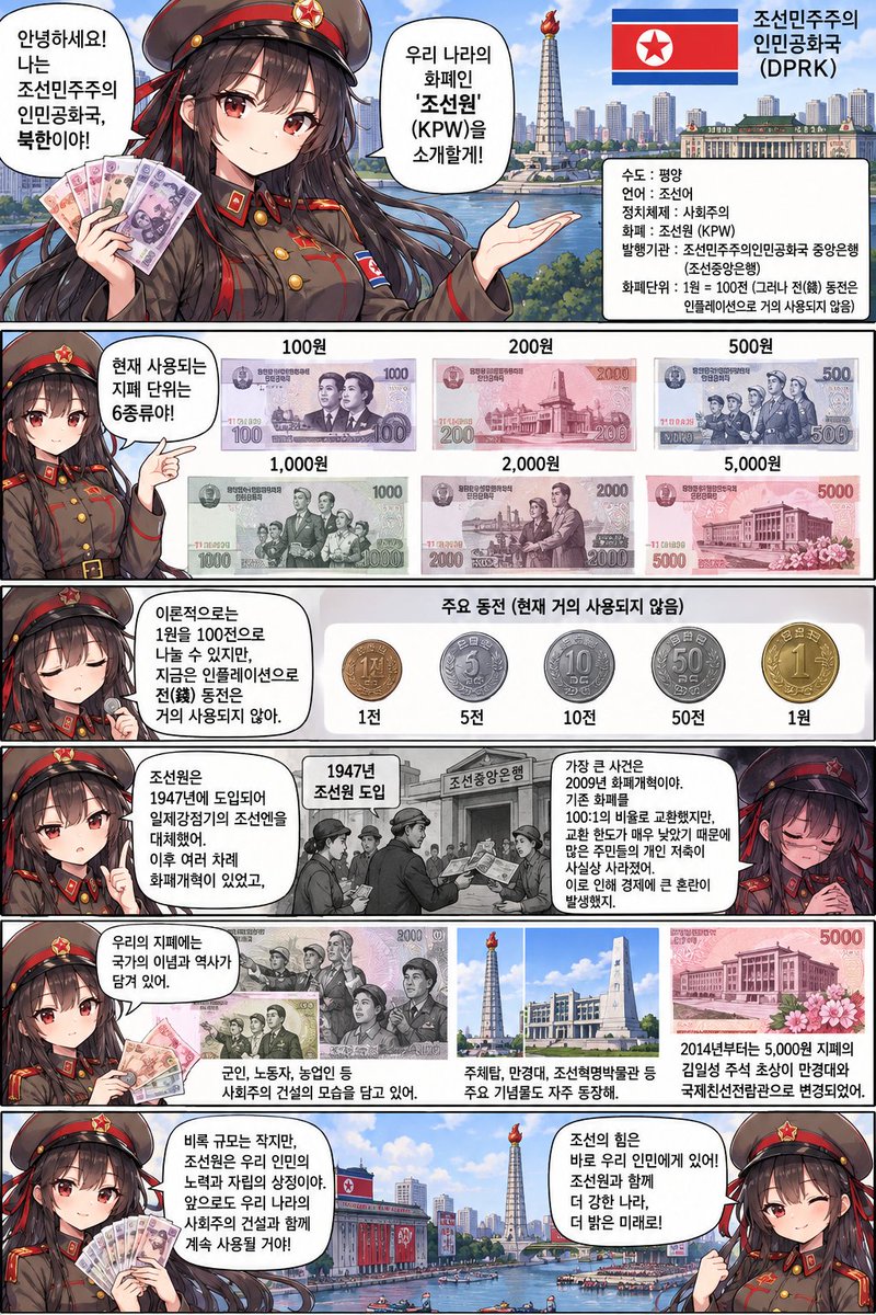 KoreawantFree's tweet photo. 🇲🇳🇨🇳🇰🇵

각국의 화폐 "동아시아편" (2페이지/2페이지)

ℹ️ 위 이미지는 AI(Grok, ChatGPT, Gemini)로 제작 하였습니다!

⚠️ 본 작품에 등장하는 캐릭터의 사상이나 발언은 COUNTRIES의 개인적인 견해와 무관하며, 특정 이념을 옹호하지 않습니다.

#화폐 #통화 https://t.co/s0da4hYbWT