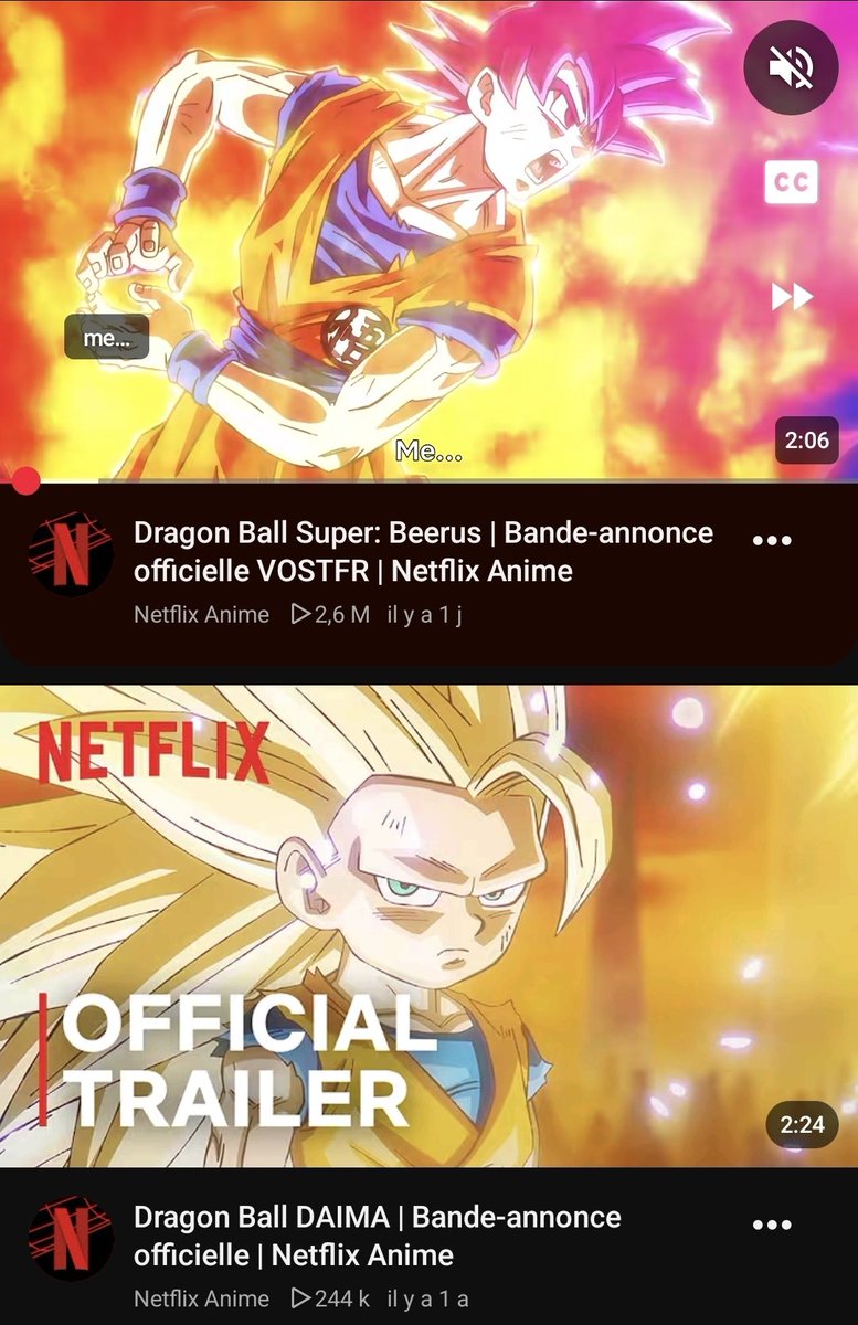 xelyuss's tweet photo. MDRRR le trailer (déjà vu) d'un arc qu'on a tema 50 fois qui fait 10x plus de vues en 24h que le climax de Daima mais enft quand y aura Moro ça va briser l'espace temps hein https://t.co/abTsckFfvH