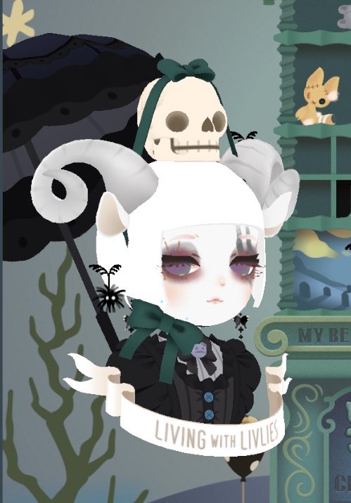 tale_lily's tweet photo. 日傘とツノもよき〜

#リヴリヴカスタム　#リヴリヴ https://t.co/h8WUjq2sZ5