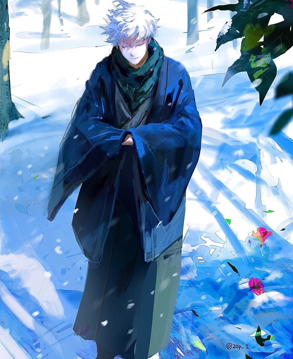 starlessatoru's tweet photo. “where’s your white washed american gojo satoru fan art—“ don’t need it. https://t.co/AMnvn6CLPK