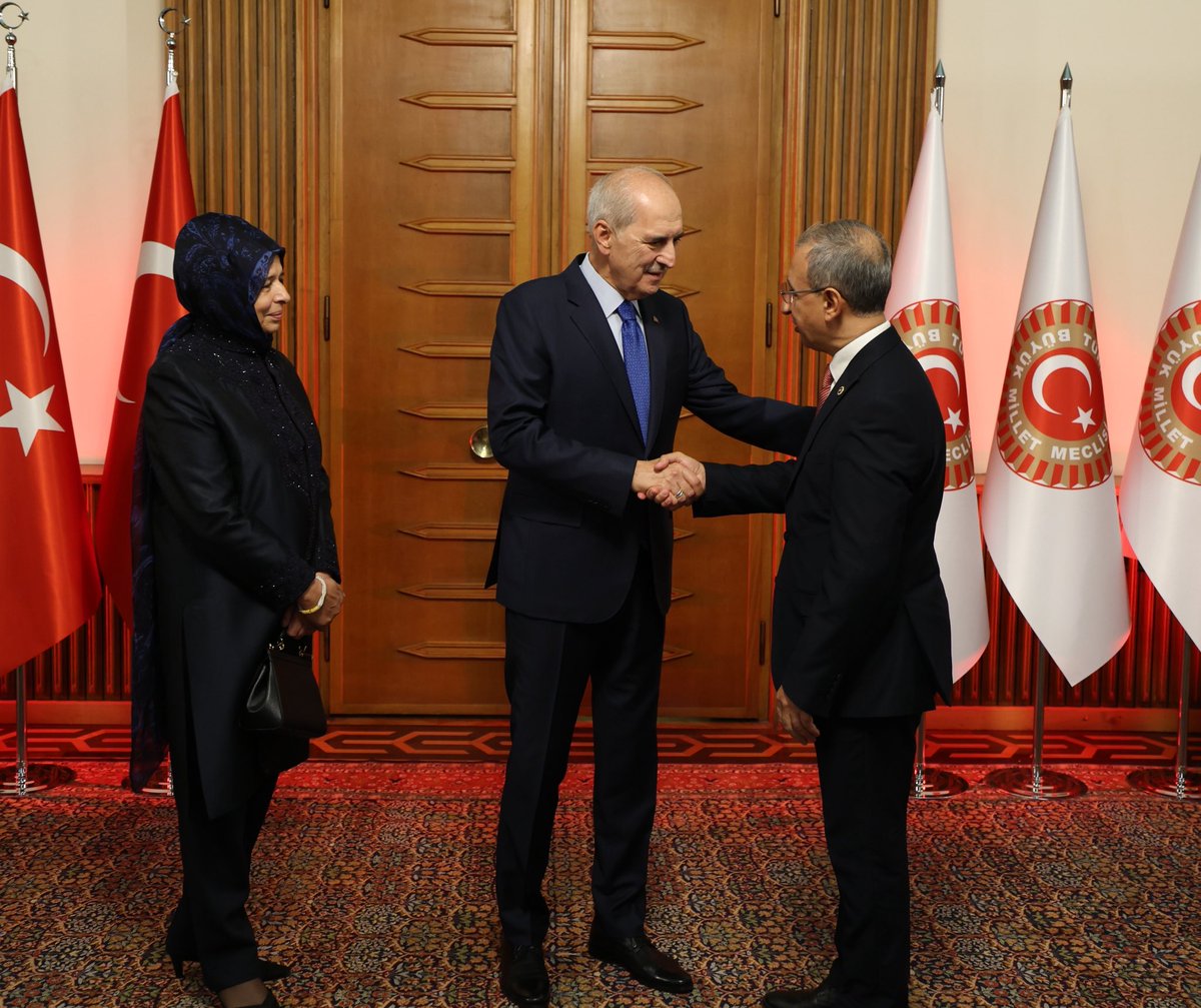 ProfDrDusak's tweet photo. TBMM 28. Dönem 5. Yasama Yılı açılışı vesilesiyle, TBMM Başkanımız Sayın Numan Kurtulmuş’un ev sahipliğinde düzenlenen resepsiyona katıldım.

Yeni yasama yılının Gazi Meclisimiz, ülkemiz ve aziz milletimiz için hayırlı olmasını diliyorum.

@NumanKurtulmus @TBMMresmi https://t.co/ERusB9wBIB
