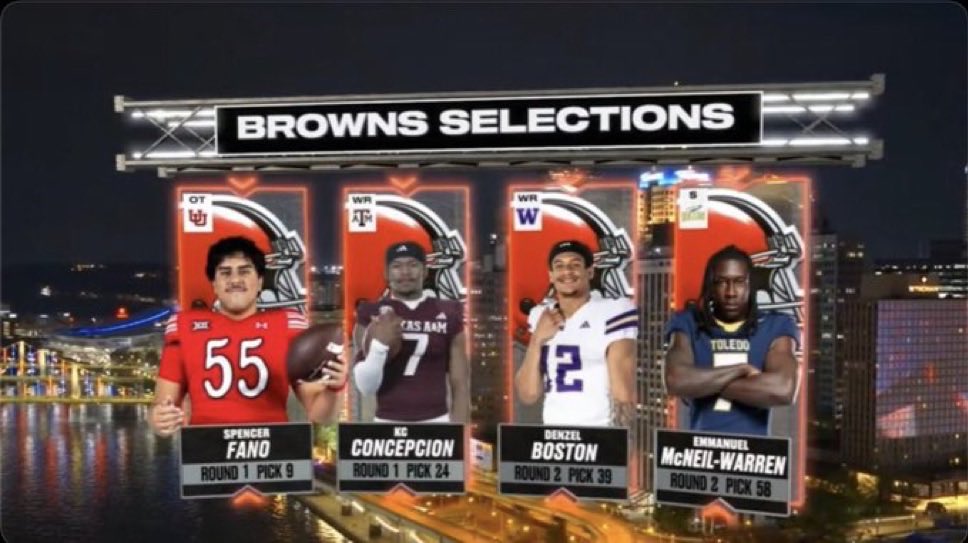 PolymarketBlitz's tweet photo. This Browns draft was generational. https://t.co/C4v4fQPEaU