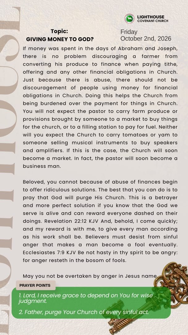 Obasoto_Obafemi's tweet photo. The Key Devotional https://t.co/tyRW4VWGRb