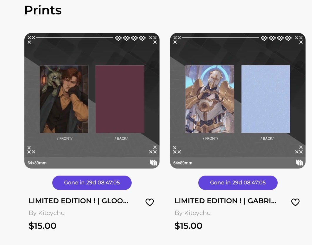 kitcychu's tweet photo. My ULTRAKILL &amp; GLOOMWOOD photocard prints are now available for a limited time during October!

Available through my store and this link!

https://t.co/hZBpiryDl1

——-

#ultrakill #gabriel #gabrielultrakill #gloomwood #gloomdoc #newblood https://t.co/cGUT2LmMbL