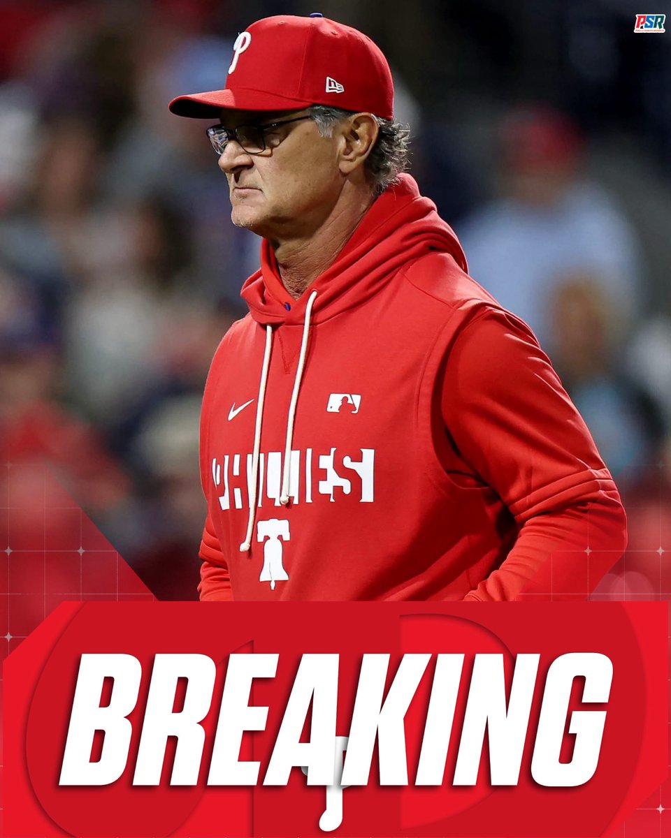 PhlySprtsReprts's tweet photo. BREAKING: Don Mattingly will not return as the #Phillies’ manager in 2027, per @BNightengale. 

The team will announce the decision as a mutual parting, and will offer Mattingly a chance to stay in the organization, perhaps as an advisor. https://t.co/nMi4f02tOh