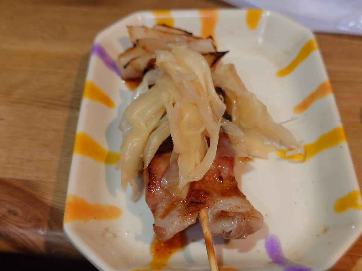 haamyv2's tweet photo. 思い出のガリとん食べたい🤤
（ガリ乗せのタレ味やきとん） https://t.co/kTFuq0odFH