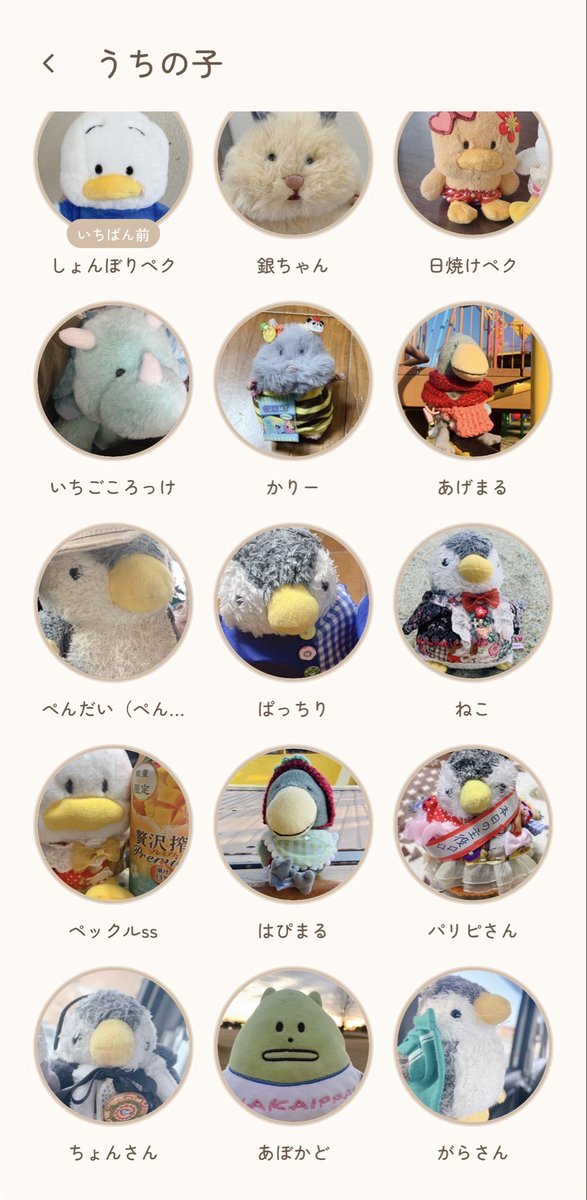 uusagi_11's tweet photo. ぬい日和に登録してる子達を（まだ沢山いるのにやる気でなくて登録できてない） https://t.co/99mTIDQmQ5