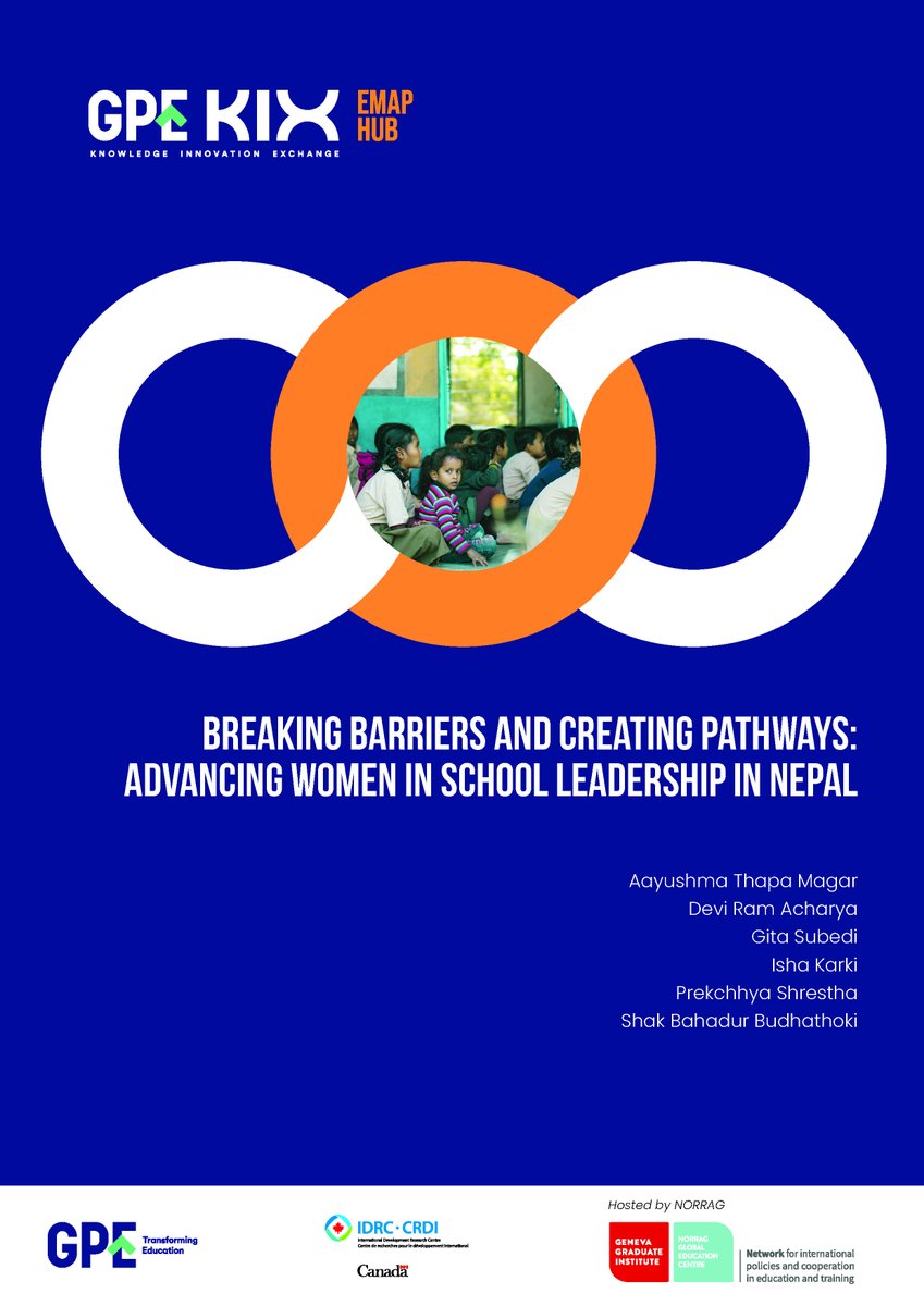 KIXEMAP's tweet photo. 🇳🇵 Women make up 51.7% of Nepal's teacher workforce, but they hold just 18% of school leadership positions. This reveals a critical need for gender equity in school leadership positions. Discover recommendations for Nepal today.

📄  Policy brief: https://t.co/aAcyQFgCsJ https://t.co/QRLRo1BNub