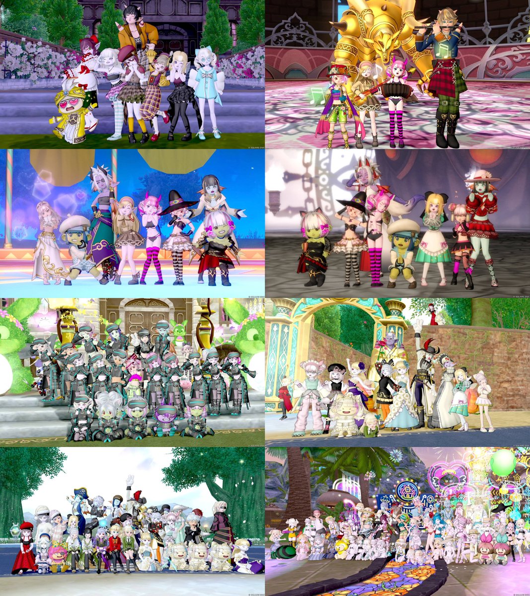 cheri_DQX's tweet photo. 最近のティア活𓍯𓂃 𓈒𓏸 
 秋イベで撮影会したり🍂📸
 ひっそりプレイべに参加したり|• •๑) 
お見送りをしたり……😢 https://t.co/BXQcSJnrgZ