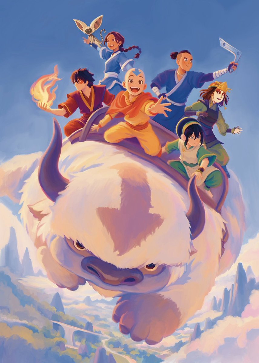 katnipjpg's tweet photo. tried to make my own poster for da gaang #atla #avatarlastairbender https://t.co/EJRAvwbd9B