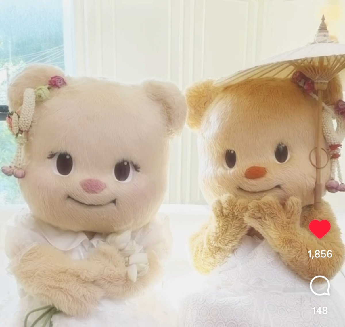n0namae's tweet photo. เราจะถือร่มไปทำไม ในเมื่อหัวเราวางร่มได้
#Butterbear #Biancabear https://t.co/uWrq8WoTGb