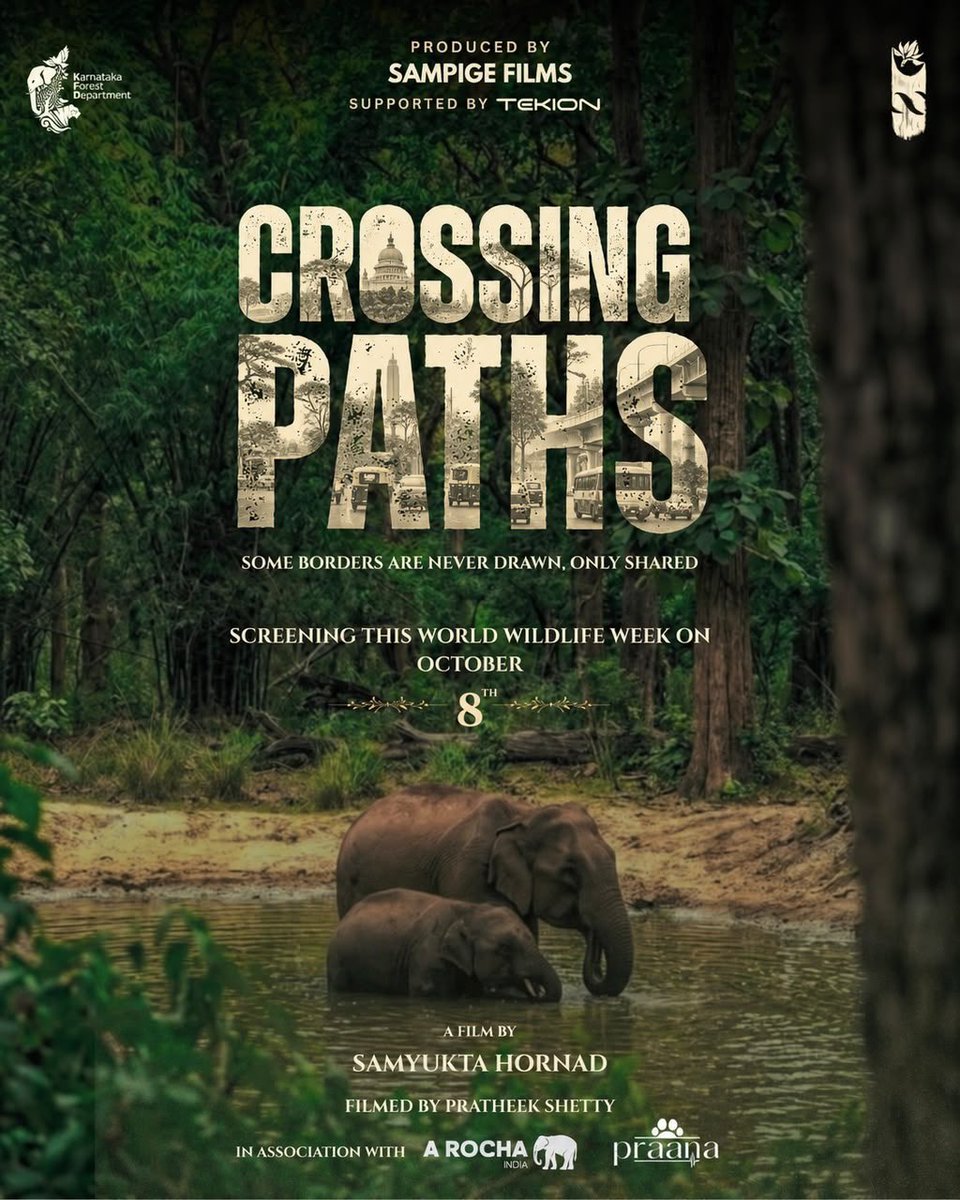 samyuktahornad's tweet photo. Kickstarting the 72nd World Wildlife Week with a walkathon from Vidhana Soudha. 
Anddd our film Crossing Paths will be screened as well, so excited! 🐘 :) 

#Worldwildlifeweek 🌸 #CrossingPaths  @aranya_kfd https://t.co/6oKA8rRIwx