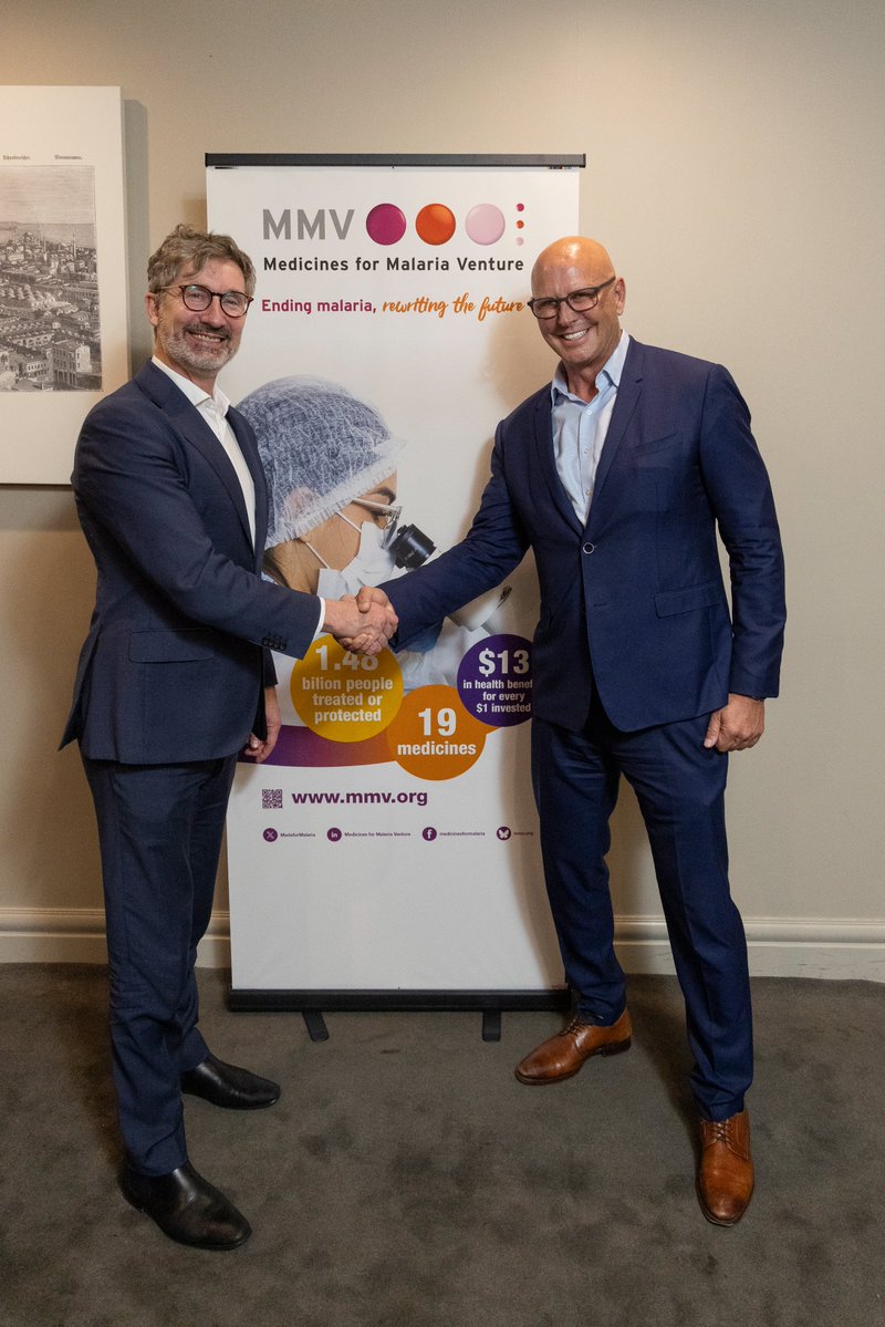 AmbGlobalHealth's tweet photo. Malaria places a heavy burden on communities across the Indo-Pacific, particularly children. Great to meet MMV CEO Martin Fitchet to discuss how Australia is supporting MMV to develop life-saving, accessible malaria products across our region. #HealthSecurity #EndMalaria https://t.co/2CcHNpjiOW