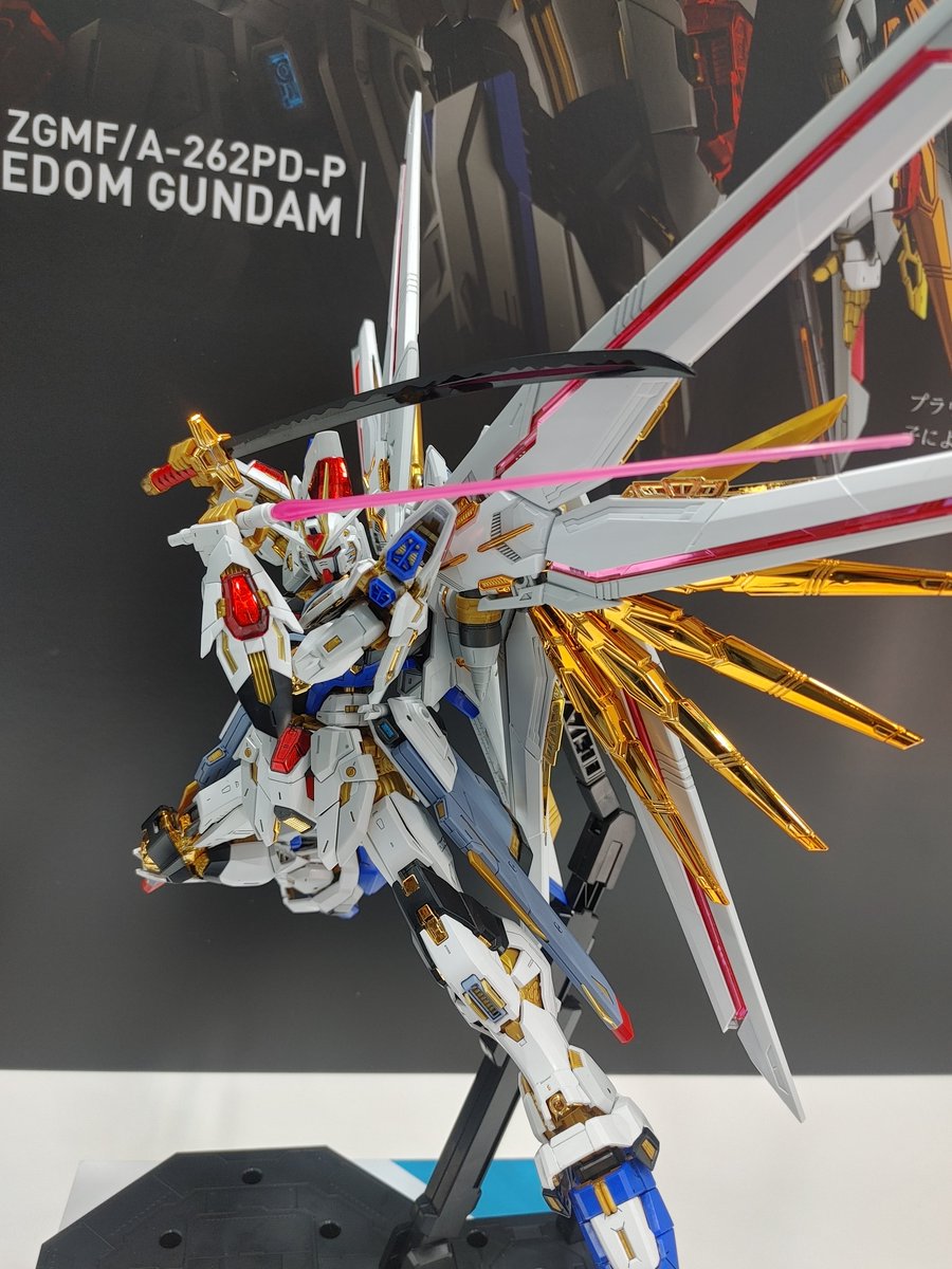 2000over_toy's tweet photo. MGEXマイティーストライクフリーダムガンダムはかなり新規パーツが多めかな。
#全日本模型ホビーショー https://t.co/1J7HhzB8NZ