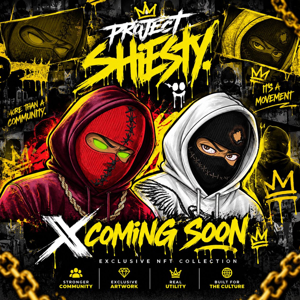 JimmyRenz_NFTs's tweet photo. ๐ THE MASKS ARE STARTING TO SHOW...
A couple Shiestys just stepped out of the shadows. ๐ฅท
And trust us โ you haven't seen shit yet.
Every mask has a story.
Every Shiesty moves different.
Who are you running with? ๐
๐ญ @ProjectShiesty
Stay Shiesty
#ProjectShiesty #NFT #Web3 https://t.co/1LNehfMWHL