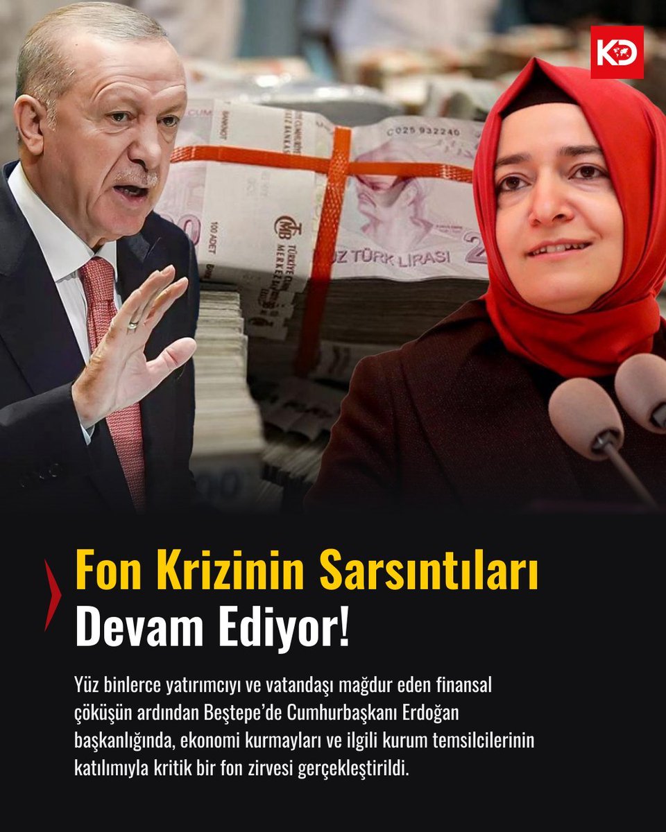 KadirKasikci_'s tweet photo. Fon vurgunu hakkında yaptığım paylaşım X tarafından kaldırıldı!

Vurgunda, AK Parti Genel Başkan yardımcısı ve iktidara yakın çevreler kısa sürede milyarlık servetlere çökerken, 455 binin üzerinde kişinin mağduriyeti varken, konuyla ilgili paylaşımları engellemek, yaptığınız iğrenç cürümü hafızalardan silemeyecektir...

Üzeri örtülmezse, bu vurgunun daha geniş çevreleri kapsayacağı kaçınılmaz bir gerçek...

Fon krizinden, İktidar Partisi Genel Başkanı'ndan, en alt kademedeki tüm yöneticiler sorumludur... 

Zira vurguna bazıları izin verdi, bazıları göz yumdu...

#HayırlıCumalar