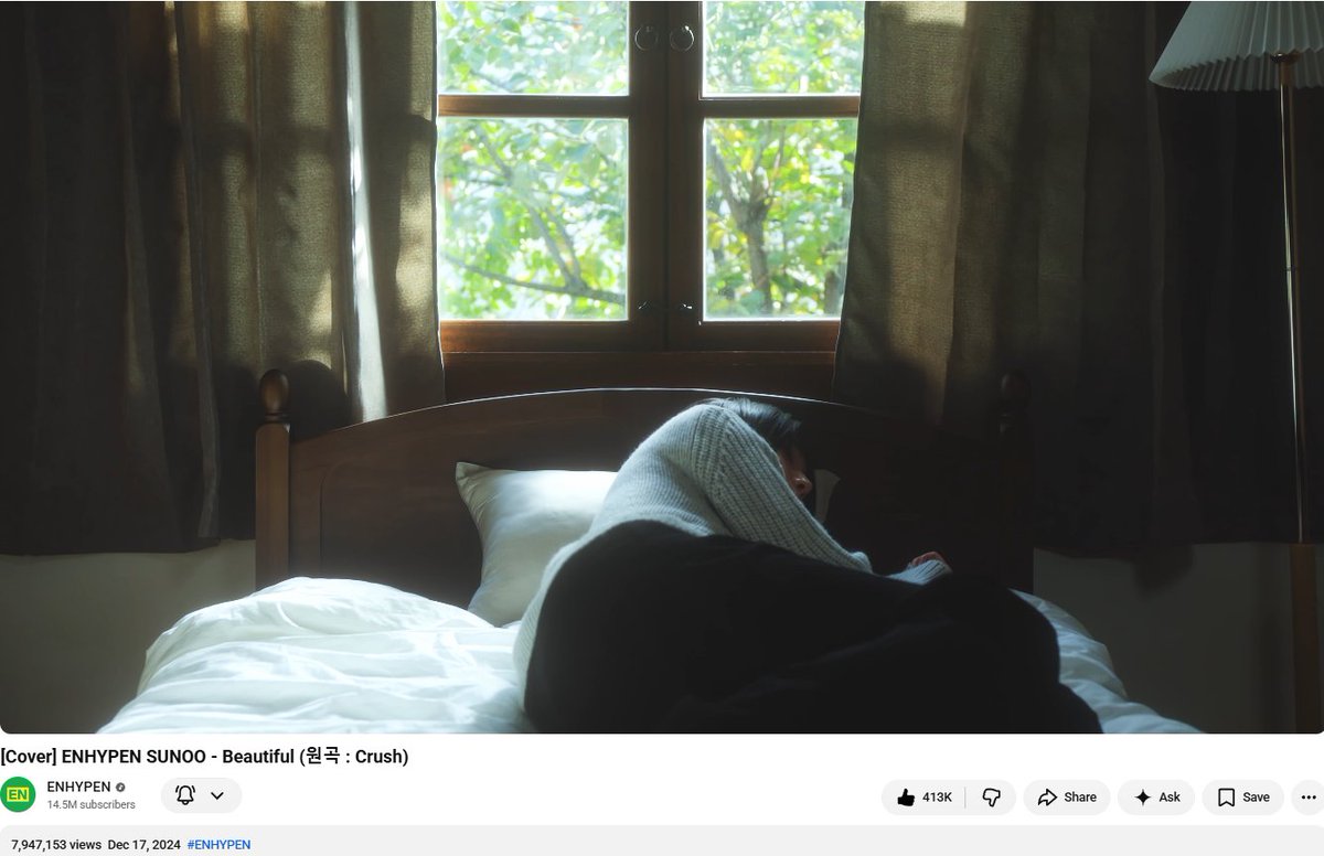 sunjay4life's tweet photo. hey baragis, we're almost at 8M VIEWS on SUNOO’S Beautiful cover so please let’s stream properly and help this beautiful cover reach 8m views and more asap

keep streaming sharing and supporting Sunoo🫶

#엔하이픈_선우 #ENHYPENソヌ金髪祈願  #SUNOO https://t.co/AZJPIaOxpK