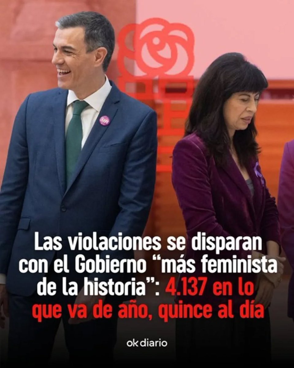 voxsincomplejo's tweet photo. ¿ Sabes porque ya no se habla de las violaciones que hay en España 🇪🇦 ?
  PUES MUY SENCILLO, YA NO SON NOTICIAS, HAY 15 DIARIAS  🤦‍♂️🤦‍♂️🤦‍♂️🤦‍♂️🤦‍♂️🤦‍♂️ https://t.co/jhslCNyHiC