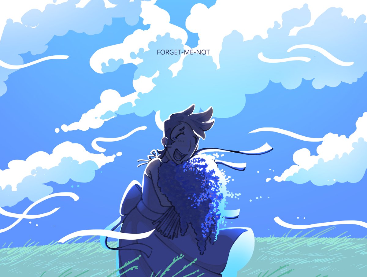 GYARUTAU's tweet photo. #flowerytober26 day 2: Bouquet!  
Will you create a new me for you to yearn for, too? #deltarune #flowery https://t.co/C0rFj7o7vg