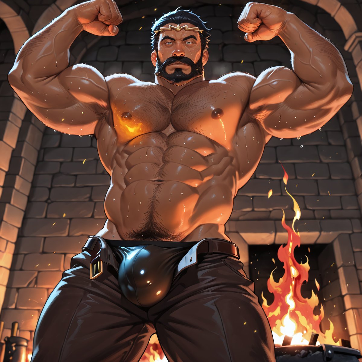 Cyborg_Velvet's tweet photo. A Hot Visit to the Forge🔥
Part 3/7
🔓Full Set on Patreon
"Keep staring and I’ll put you to work"
#GazelDwargo #Ai #Bara #NSFW #Pecs #Muscled #Gay #Yaoi #Hentai #CyborgVelvet https://t.co/LJ2VBJrOIr