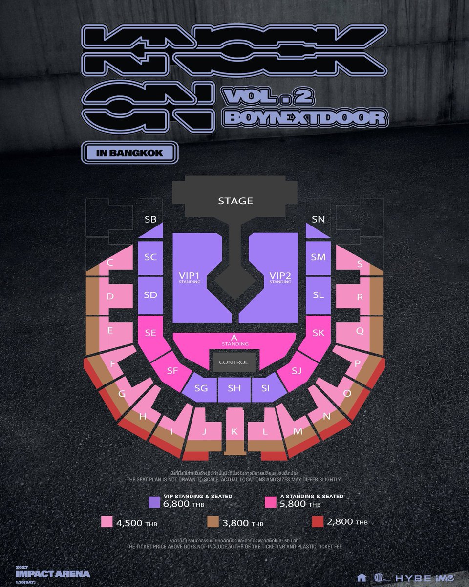 naokoh07a's tweet photo. BOYNEXTDOOR TOUR 'KNOCK ON Vol.2' IN BANGKOK
バンコクコンサート
日時
2027年1月30日6PM
場所
IMPACT ARENA
予約はDMまで
#チケット代行
#BOYNEXTDOOR 
#보이넥스트도어  
#BND https://t.co/cQpdA0CRMs