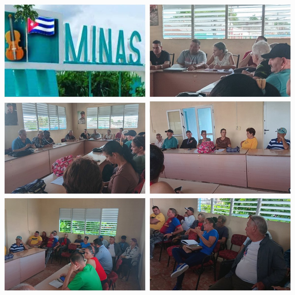 Dgsminas26's tweet photo. Participamos en reunión de Balance para el aseguramiento de alimentos con los actores económicos no estatales del municipio #Minas .
#UnidosXCuba #UnidosParaTransformar 
#PorCamagueyTodo https://t.co/Vc0wU7Zaan