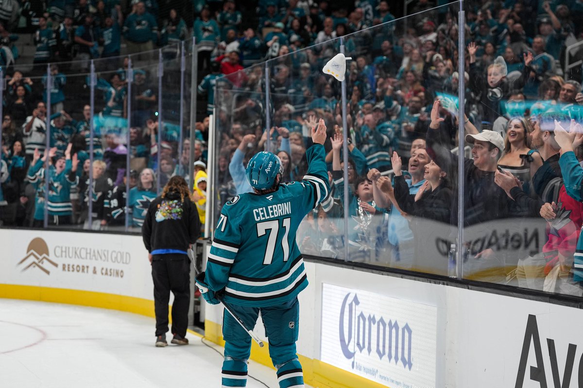 SanJoseSharks's tweet photo. ⭐️: Will Smith
⭐️⭐️: Luca Cagnoni
⭐️⭐️⭐️: Macklin Celebrini

@Toyota_Norcal | #TurnItAllTeal https://t.co/GV9N2WIETb