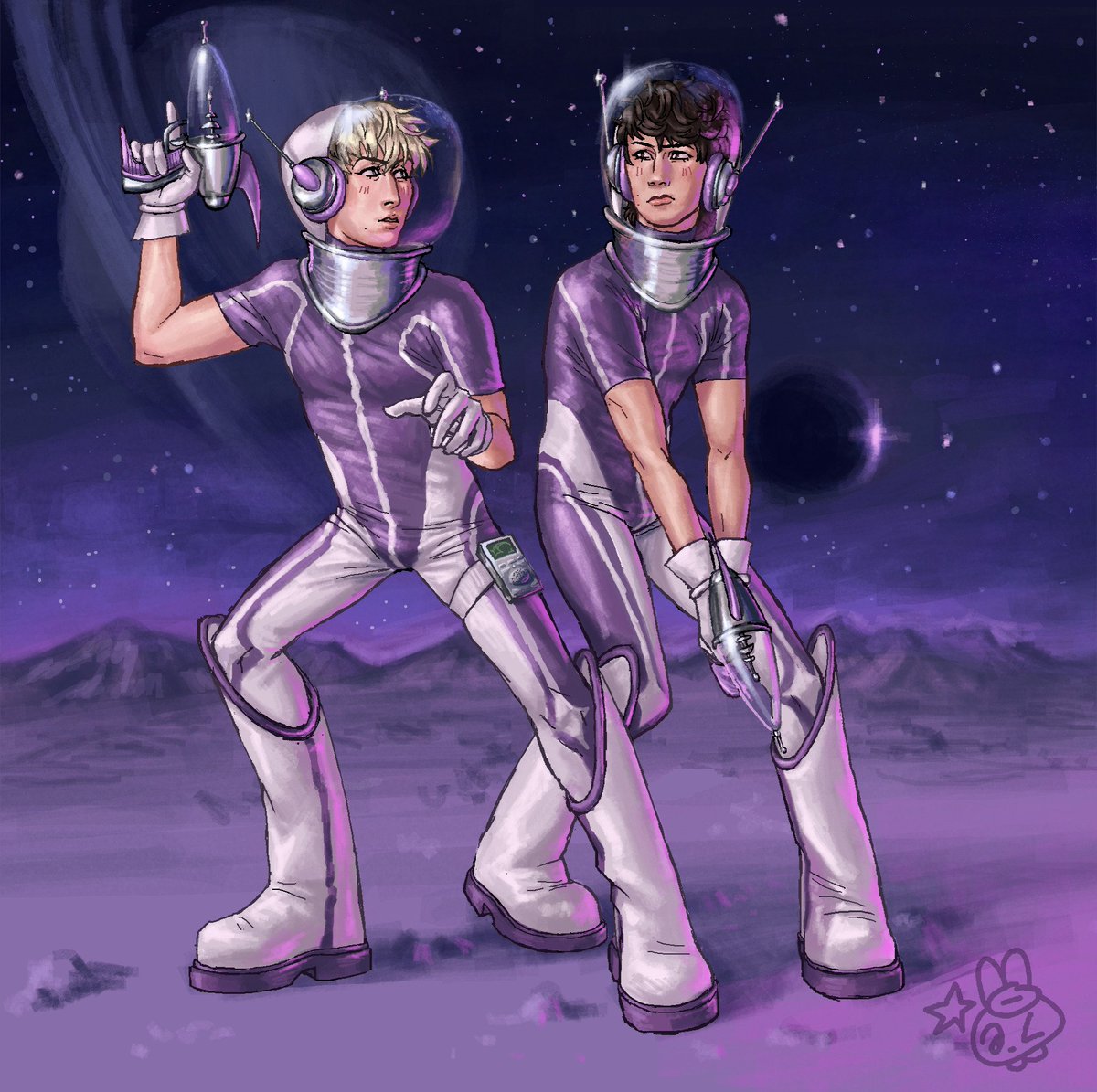 bbstarrbunnyy's tweet photo. hardlaunch station, do you copy? ★*+. #phanart https://t.co/6iwDOn81PG