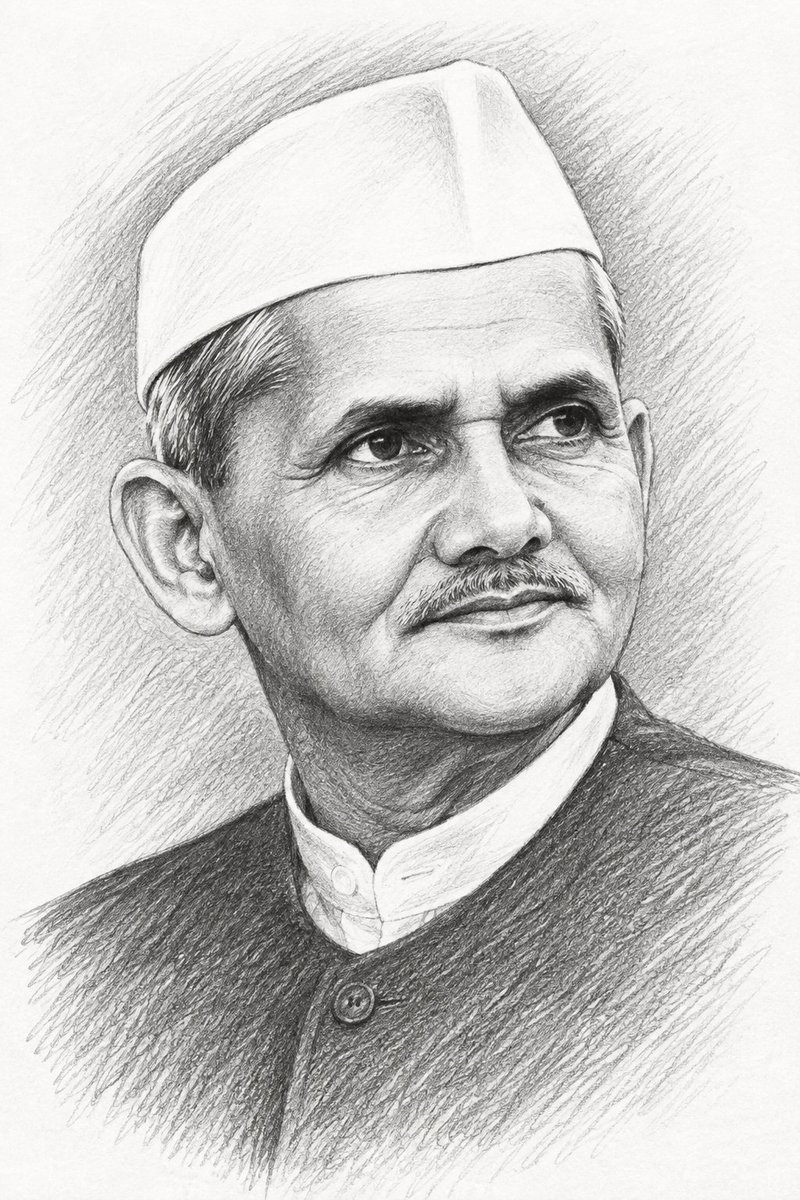 GuruMYSRCP's tweet photo. 🇮🇳 మాజీ ప్రధానమంత్రి శ్రీ లాల్ బహదూర్ శాస్త్రి గారి జయంతి సందర్భంగా ఆయనకి ఘన నివాళులు 🙏

నిజాయితీకి నిలువెత్తు నిదర్శనం.. దేశ సేవకు అంకితమైన మహనీయుడు శ్రీ లాల్ బహదూర్ శాస్త్రి గారు.

దేశం క్లిష్ట పరిస్థితులను ఎదుర్కొంటున్న సమయంలో ధైర్యం, దృఢ సంకల్పం, నిబద్ధతతో దేశానికి నాయకత్వం వహించిన మహనీయుడిగా ఆయన సేవలు చిరస్మరణీయం.

“జై జవాన్.. జై కిసాన్” అనే ఆయన నినాదం సైనికుల పట్ల, రైతుల పట్ల దేశం చూపాల్సిన గౌరవం మరియు బాధ్యతకు నేటికీ స్ఫూర్తినిస్తోంది.

దేశం కోసం ఆయన చూపిన మార్గం, పాటించిన విలువలు భావితరాలకు ఎల్లప్పుడూ స్ఫూర్తిగా నిలవాలని ఆకాంక్షిస్తూ..

శ్రీ లాల్ బహదూర్ శాస్త్రి గారి జయంతి సందర్భంగా హృదయపూర్వక నివాళులు.

#LalBahadurShastri #ShastriJayanti #JaiJawanJaiKisan #NationFirst #IndianLeadership #Tribute