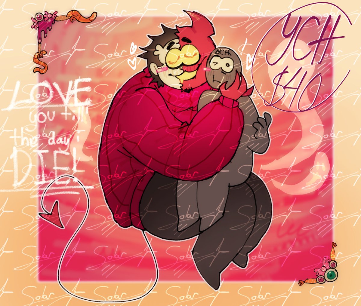 cannibalisticsx's tweet photo. another bob velseb YCH!!👀 $40!
8 slots only
PAYPAL ONLY!
#bobvelseb #spookymonth https://t.co/uibgsOEazp
