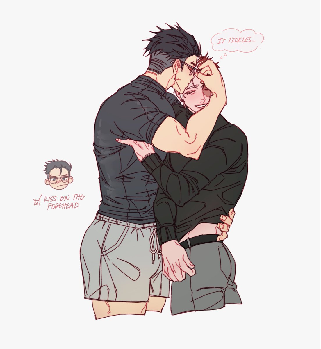 2toptop2's tweet photo. iida is working very hard to kiss that forehead 😙😙

#mha #bnha #iidatodo #todoiida https://t.co/5VvTHBJR4W