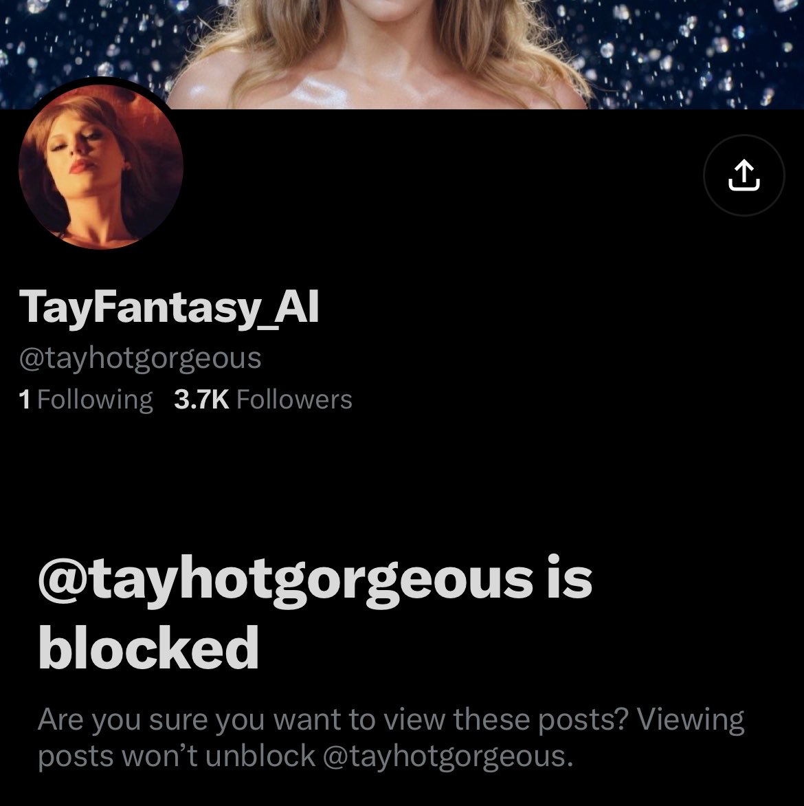 taytloas's tweet photo. guys, this account is sharing inappropriate ai pics of taylor https://t.co/0zL8xZcuan