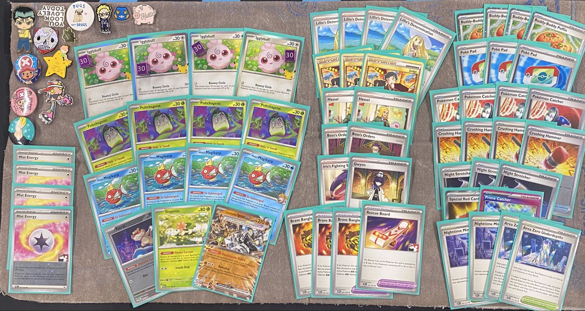 JeremyJallen's tweet photo. My locals didn’t know what hit them. This deck was a ton of fun to play! It’s BROKEN into the local meta. 

(I stole the list from Twitter)

#PlayPokemon https://t.co/yuZK9gkHXp
