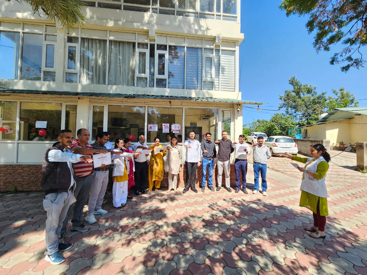 BoardSubathu's tweet photo. 🩸 Every Drop Counts, Every Donor Matters!
Cantonment Board, Subathu observed National Voluntary Blood Donation Day on 01 October 2026 at Cantt. General Hospital, promoting voluntary blood donation and the noble cause of saving lives.
#BloodDonationDay @RakshaSampada
@pdde_wc https://t.co/jcnTrRUauD