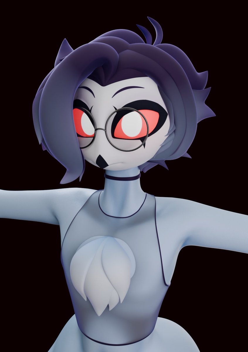 Ankha___'s tweet photo. STOLAS V2.0 - WIP 3
#HelluvaBoss‌ https://t.co/IfqQS6PcQh