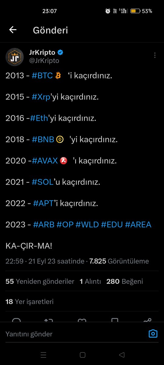 srkn_kbr's tweet photo. @JrKripto Nerde o eski sepetten eser yok şimdi. sadece wld, sui, arb kalmış. bir zamanlar millete aldırdı boğanın yıldızları olacak cart dedi curt dedi. şimdi çoğu değişmiş. https://t.co/zUqM9v8cpC