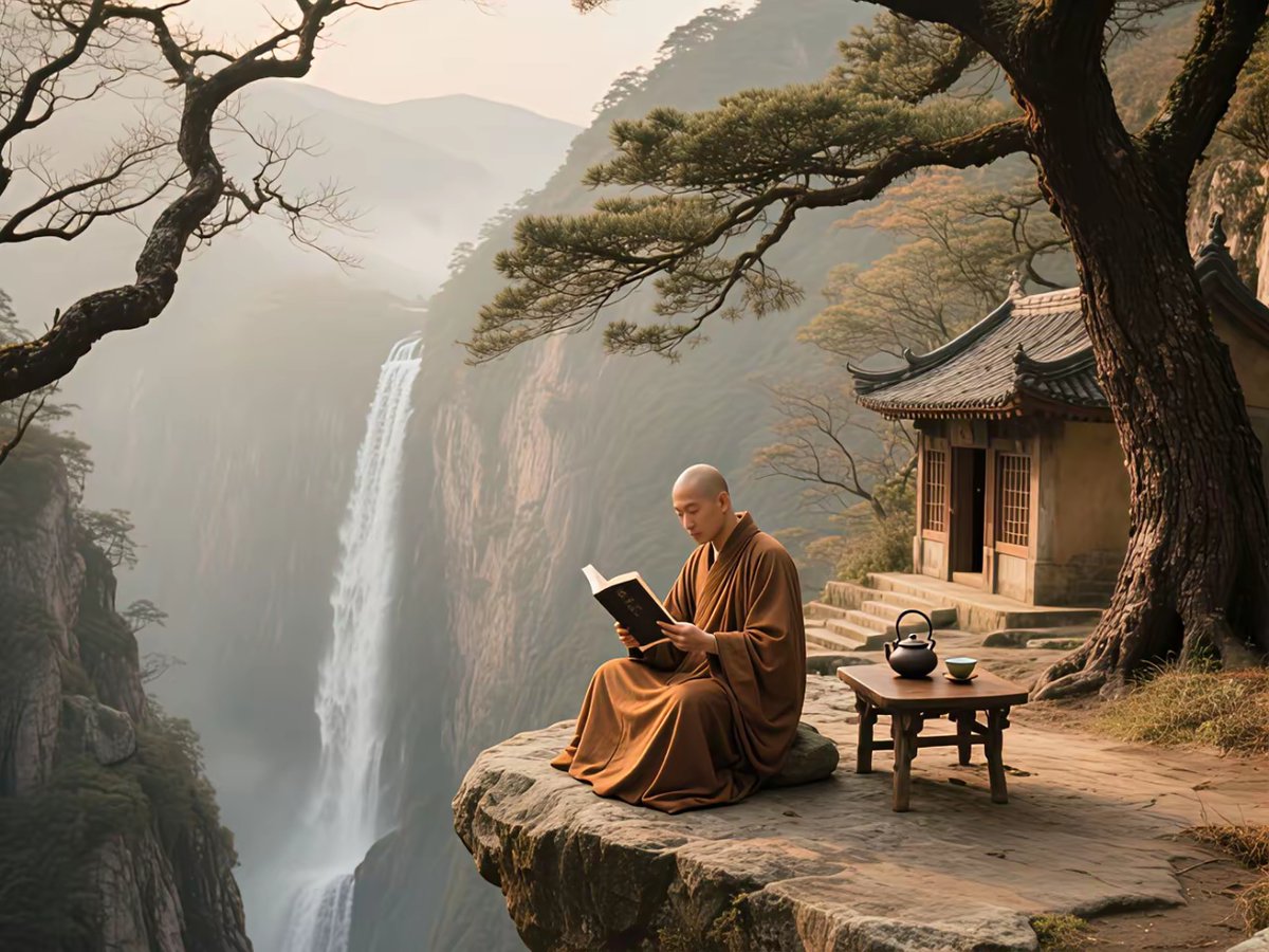 stanl_elmi__410's tweet photo. [The monk's prayer in the remote mountain temple, wrapped in the faint sense of being banished from the mortal world, settles on the old stone steps with the cool wind.]; https://t.co/FLk57Coxvu