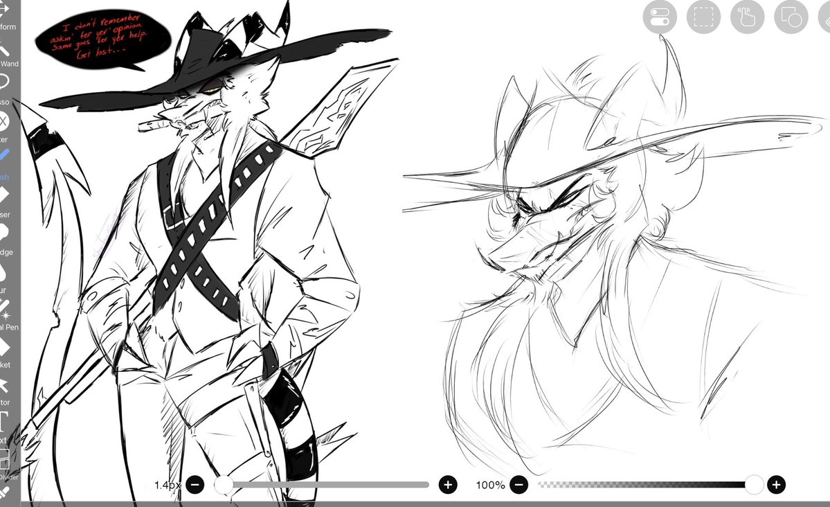 Arinfrankanon's tweet photo. #striker #wip #dbdau
Redrawing in a way, but miss drawing him the most https://t.co/naRzpLo0La