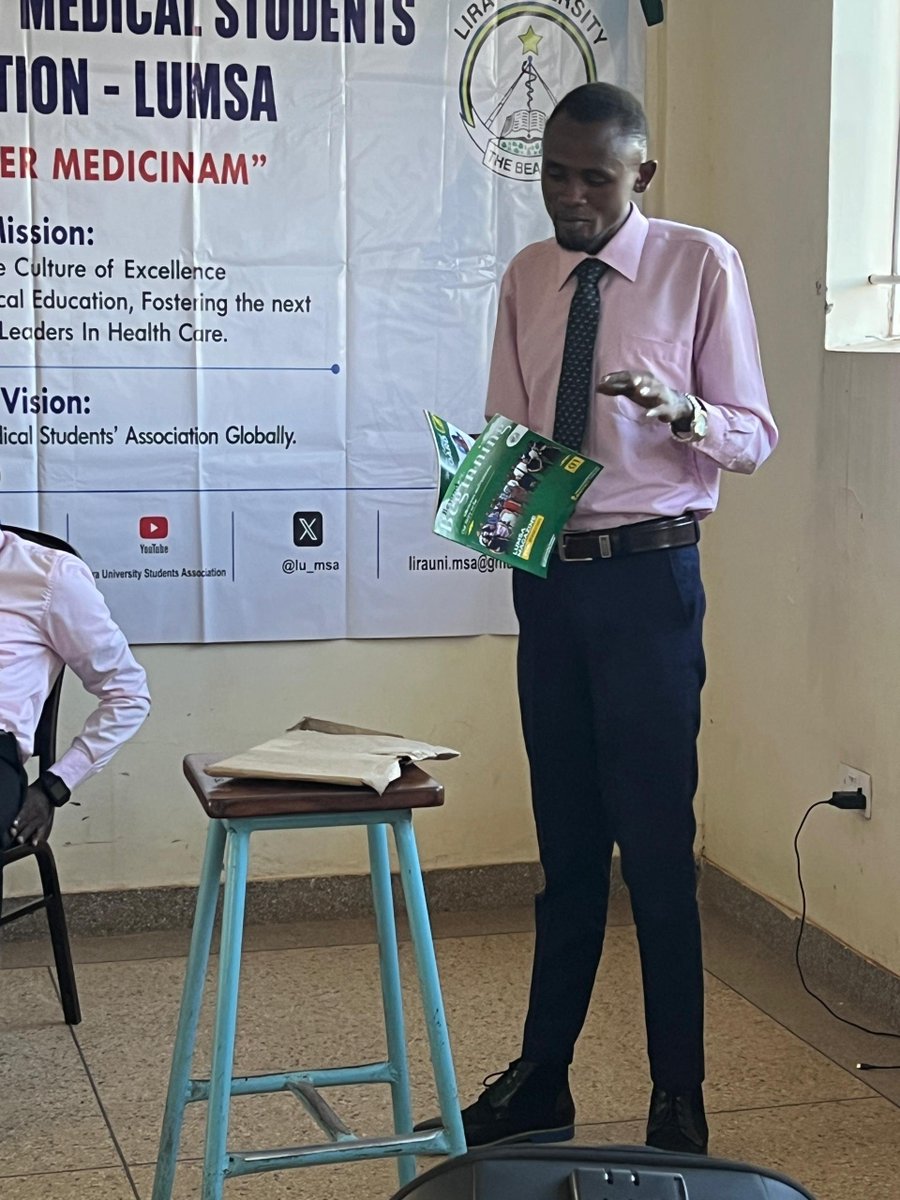 d37986's tweet photo. Yesterday, @LUMSA_Lira manage to officially launch the LUMSA magazine 1st edition named Beyond the beginning. The edition captures the association's journey from the beginning up to now. 
Thanks to the invited guests who made it a point to grace the function. 
BRAVO 👏 https://t.co/6rv989hhCw