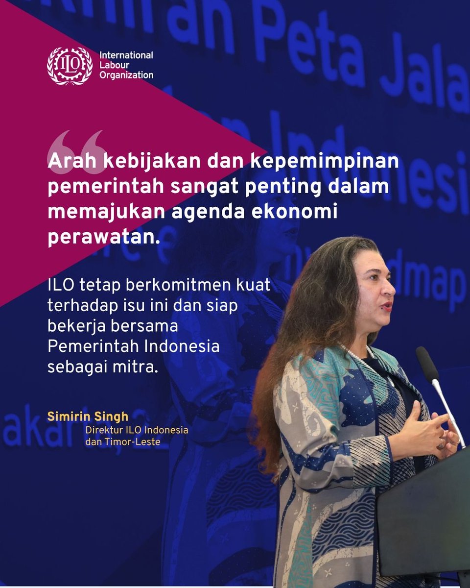 IndonesiaILO's tweet photo. Indonesia perbarui Peta Jalan Ekonomi Perawatan untuk dukung partisipasi perempuan dan pekerjaan layak 🙌👩

Dengan dukungan ILO, 🇮🇩 memutakhirkan Peta Jalan #CareEconomy guna memperkuat layanan perawatan dan meningkatkan partisipasi perempuan di pasar kerja. https://t.co/VdnoVbiIry