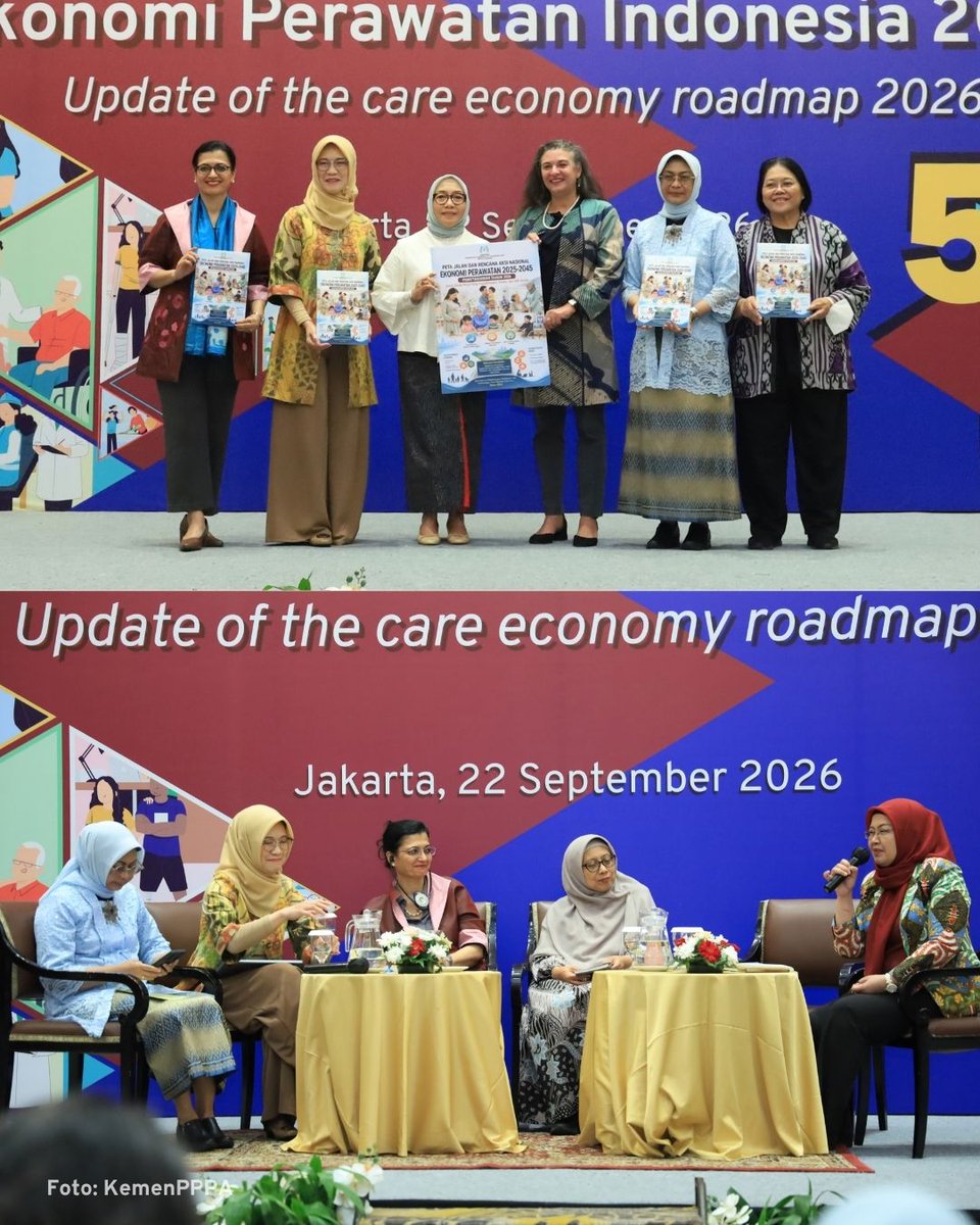 IndonesiaILO's tweet photo. Indonesia perbarui Peta Jalan Ekonomi Perawatan untuk dukung partisipasi perempuan dan pekerjaan layak 🙌👩

Dengan dukungan ILO, 🇮🇩 memutakhirkan Peta Jalan #CareEconomy guna memperkuat layanan perawatan dan meningkatkan partisipasi perempuan di pasar kerja. https://t.co/VdnoVbiIry