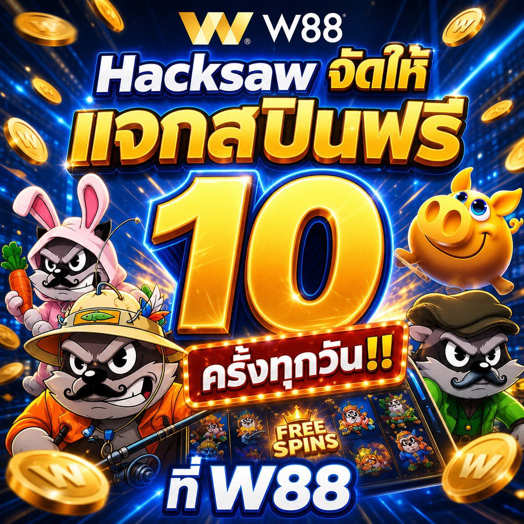 GameThai88's tweet photo. 🎁🔥 ของฟรีมาแล้ว! สายสล็อตห้ามพลาด!
🎰 W88 แจก ฟรีสปิน 10 ครั้ง/วัน ✨
 ร่วมกิจกรรม Hacksaw Freespin
 ยิ่งหมุน ยิ่งลุ้น 💥 สนุกจัดเต็มทุกวัน!

 🎁👉 ทางเข้าบ้าน: https://t.co/9mLvqJofTt✨✨

#W88 #HacksawGaming #สปินฟรี10 #เครดิตฟรี #แจกสปินฟรี #สล็อต https://t.co/7UQsxOGm6X