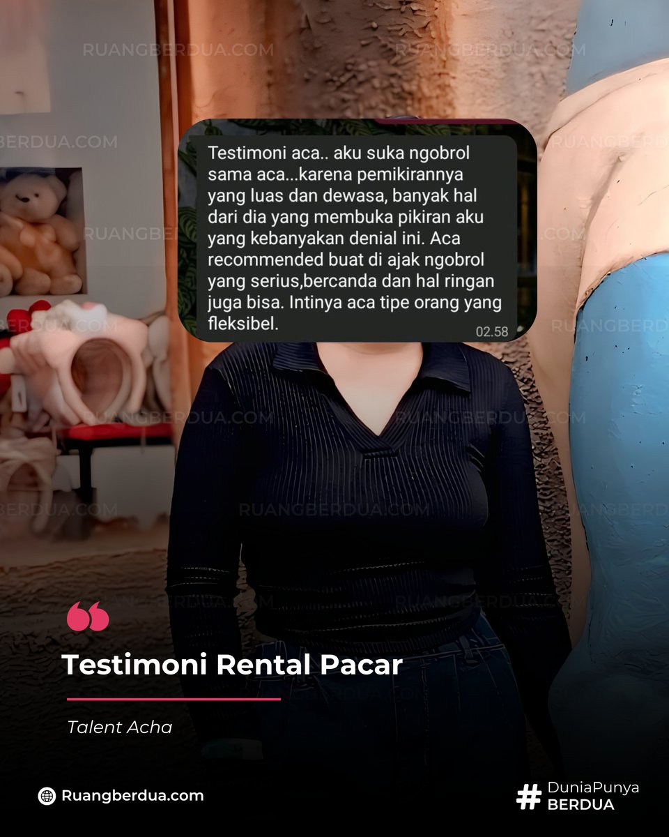 Ruang_berdua's tweet photo. Buat yang lagi denial atau pusing butuh sudut pandang baru, wajib bgt ngobrol ama Acha! Insightful abis 

https://t.co/lPlPAFWyQs

#sewapacar #rentalpacar #zonauang #timnasday #jumat #malaysia https://t.co/UehY4Nx9ez